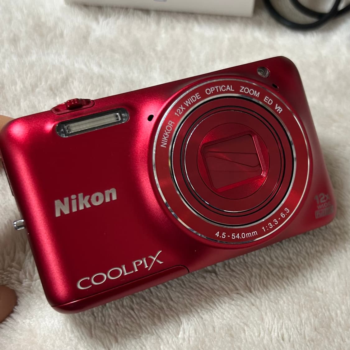 틸트액정/셀카o) 니콘 쿨픽스 s6600 레드 디카 카메라 풀구성 상품이미지2