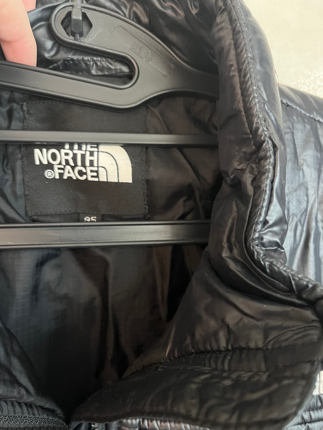 노스페이스 패딩 자켓 블랙 [95] 상품이미지4