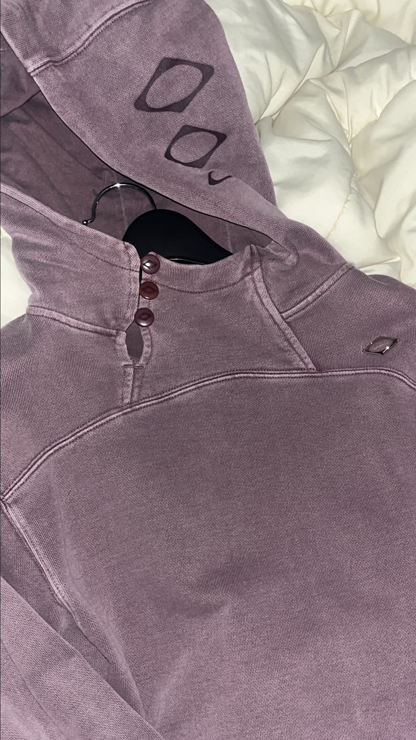 미스치프 사이드 버튼 크롭 후드 M 상품이미지1