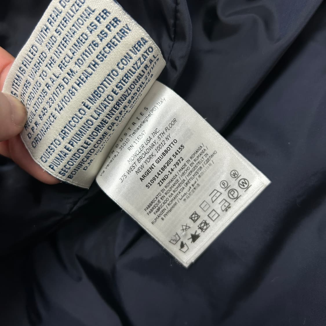 몽클레어 아르젠트 지우보토 자켓(2) 상품이미지4