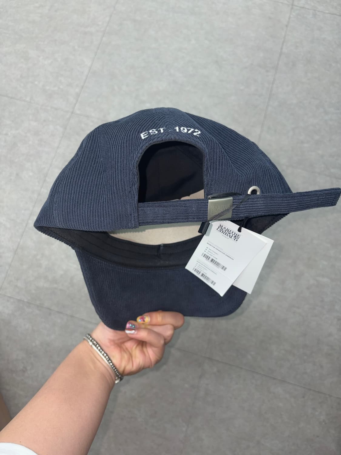 (새상품) 마리떼프랑소와저버 코듀로이 볼캡 상품이미지2