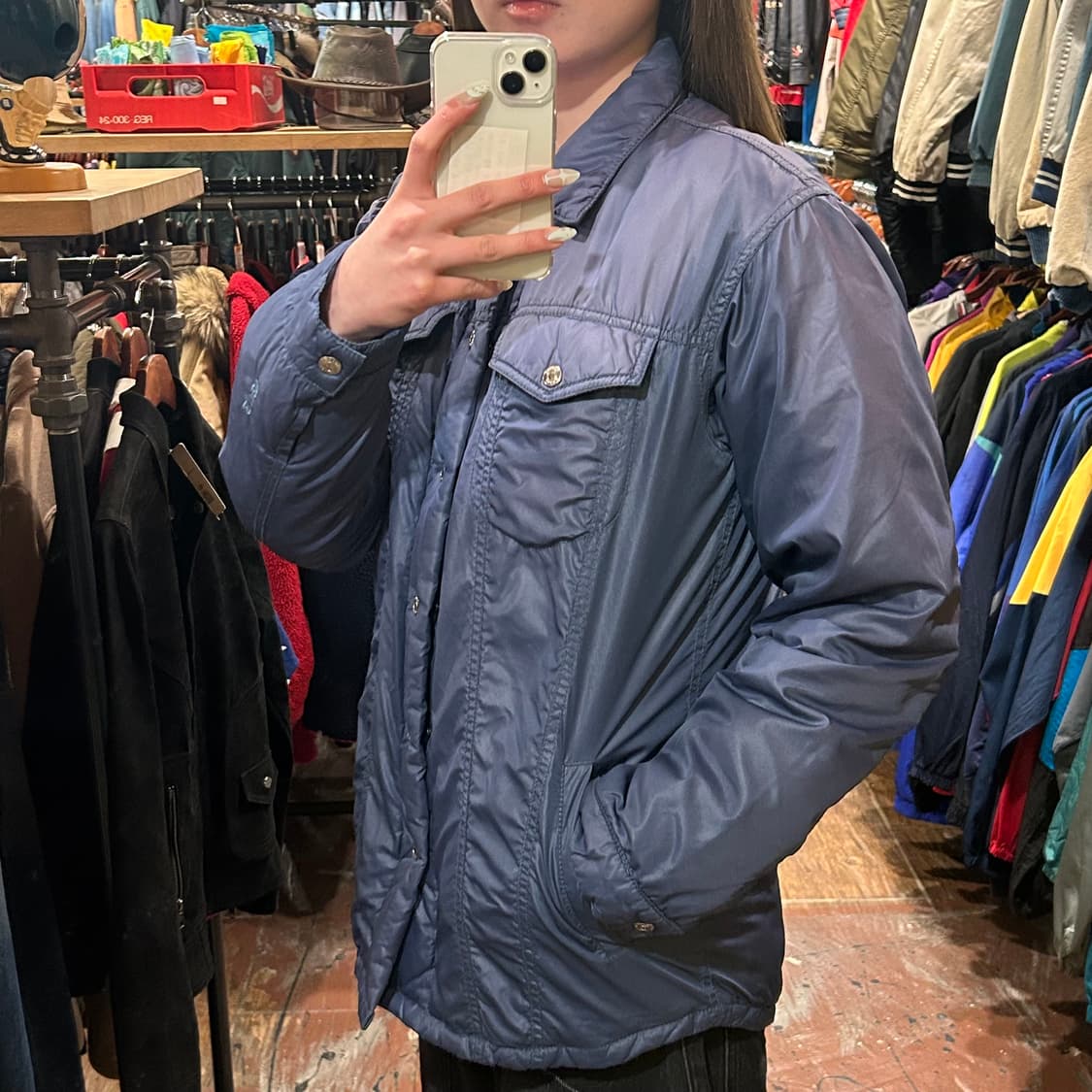 [HI] 리바이스 숏패딩 네이비 상품이미지4