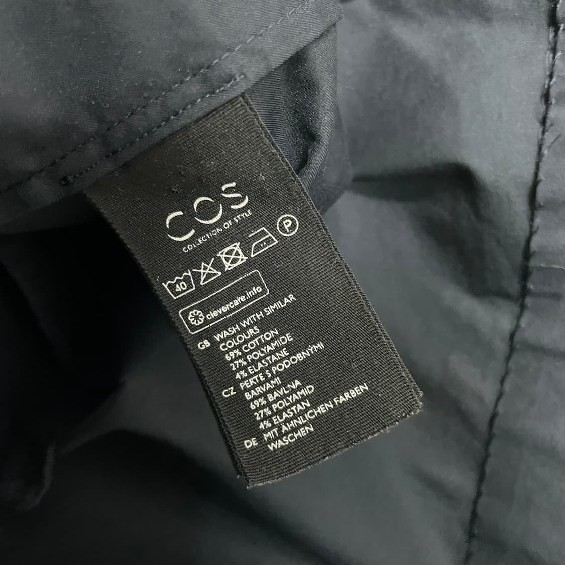 [36]코스 cos 반팔 원피스 네이비 상품이미지6