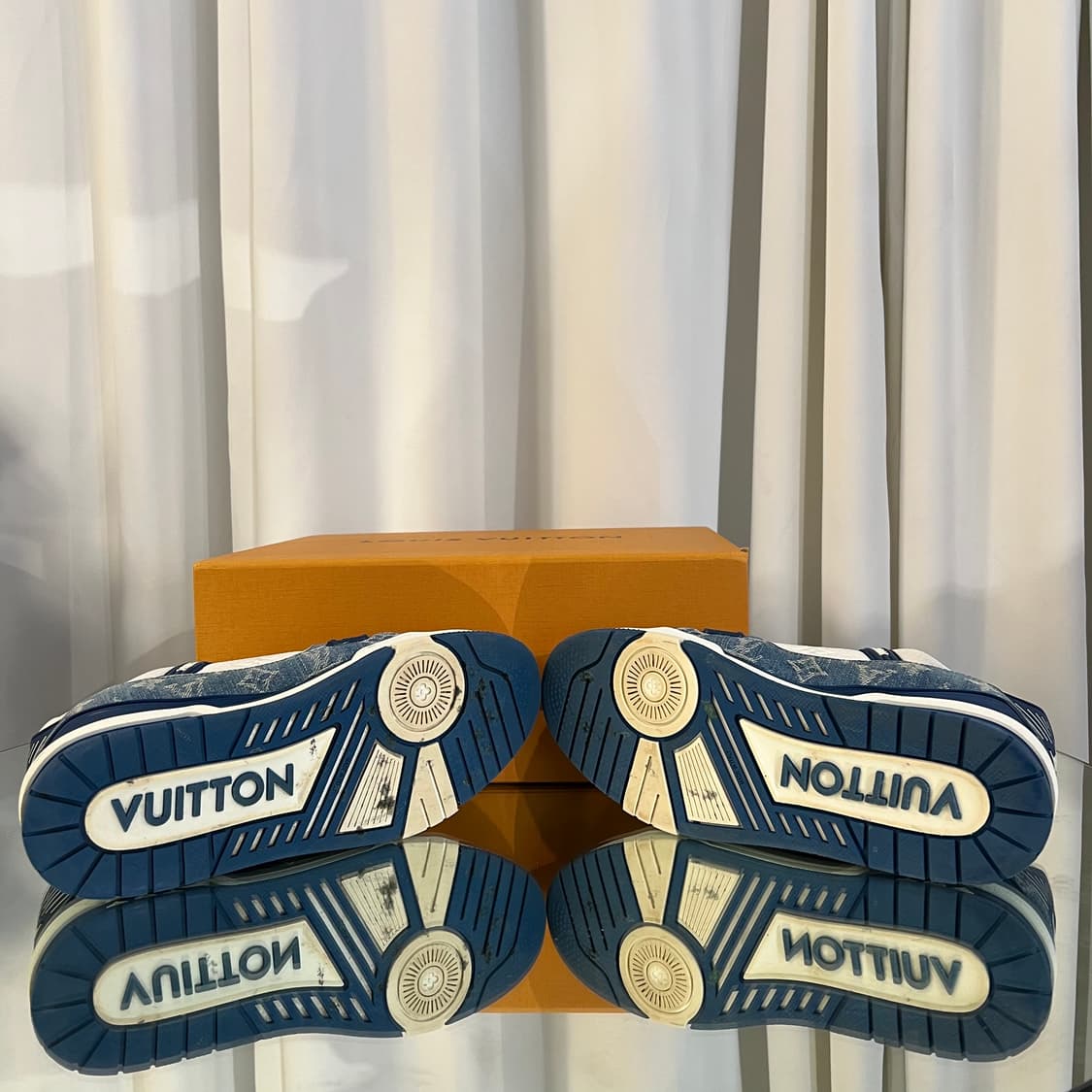 (7) 루이비통 데님 트레이너 스니커즈  상품이미지6