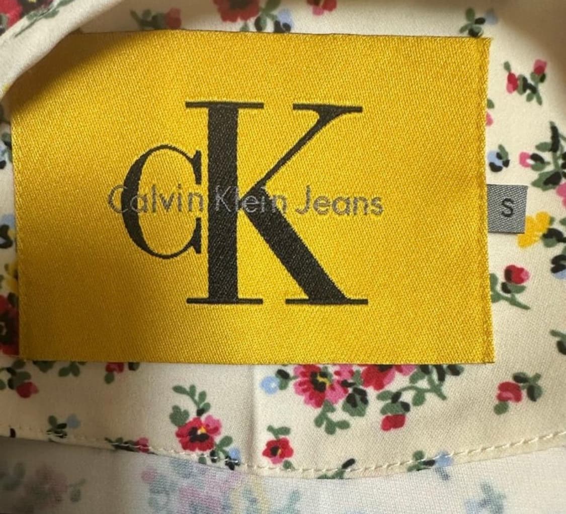 캘빈클라인 플라워 패턴 칠부 원피스  상품이미지8