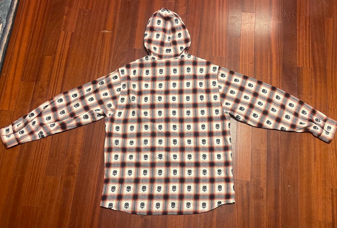 Supreme x (N)umber Nine 플란넬 후드 xl 상품이미지3