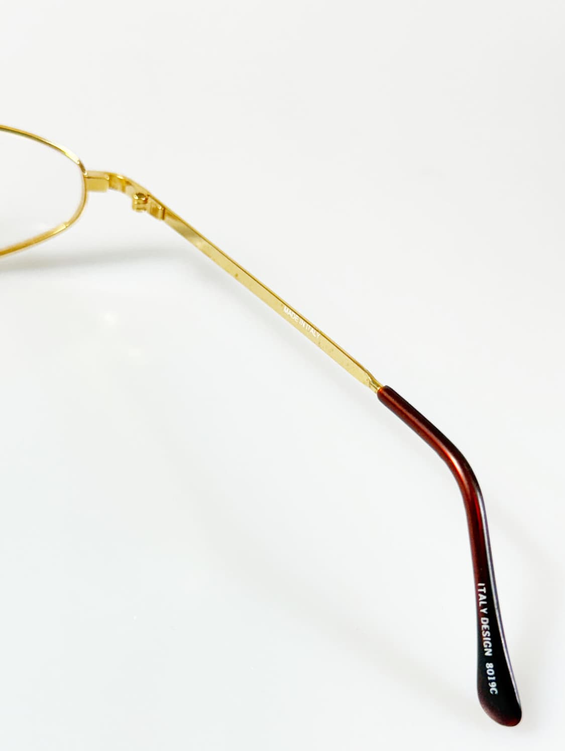 90s VORTEX 골드 메탈 오벌 프레임 빈티지 안경 상품이미지6