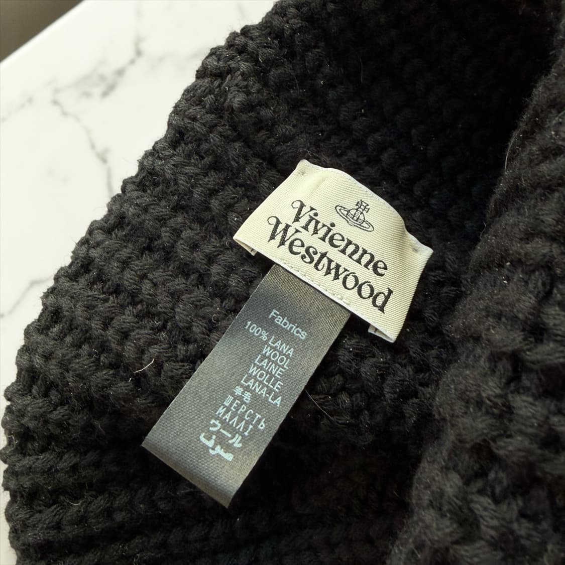 비비안웨스트우드 로고 울 비니 상품이미지8