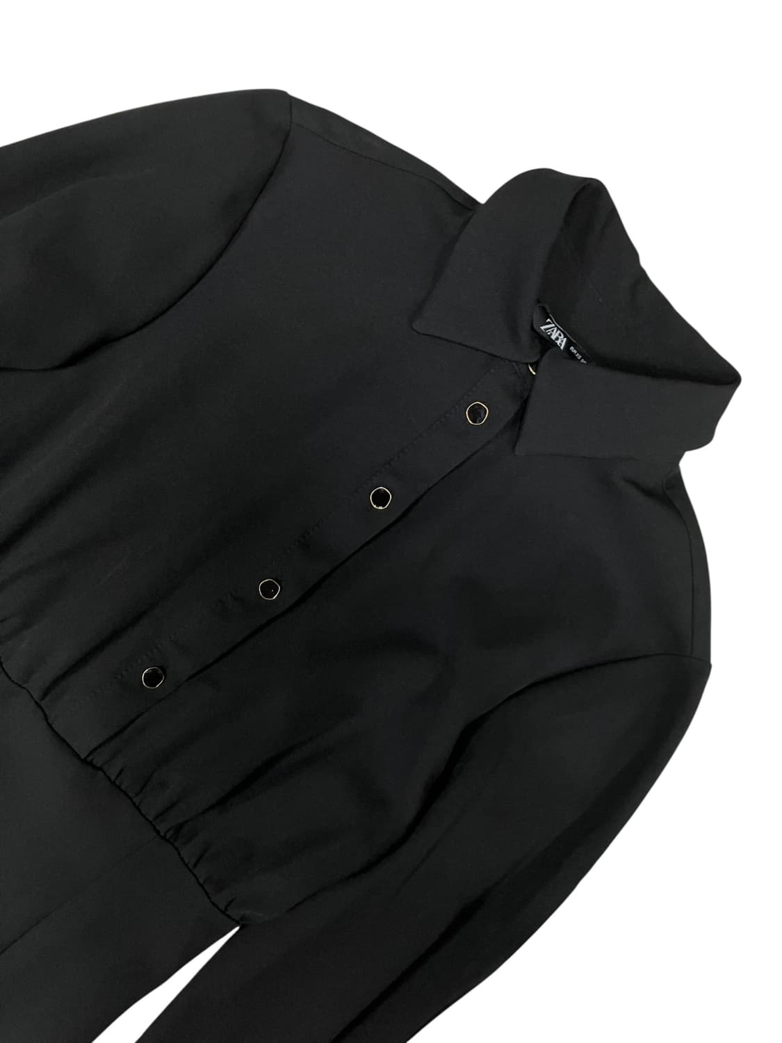 ZARA 자라 블랙 오피스 룩 롱 원피스 XS 상품이미지5