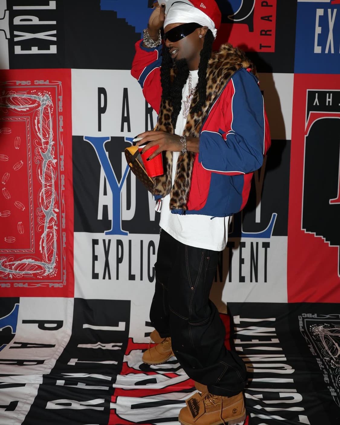 슈프림 포우 퍼 리버시블 후드 자켓 레드 상품이미지3