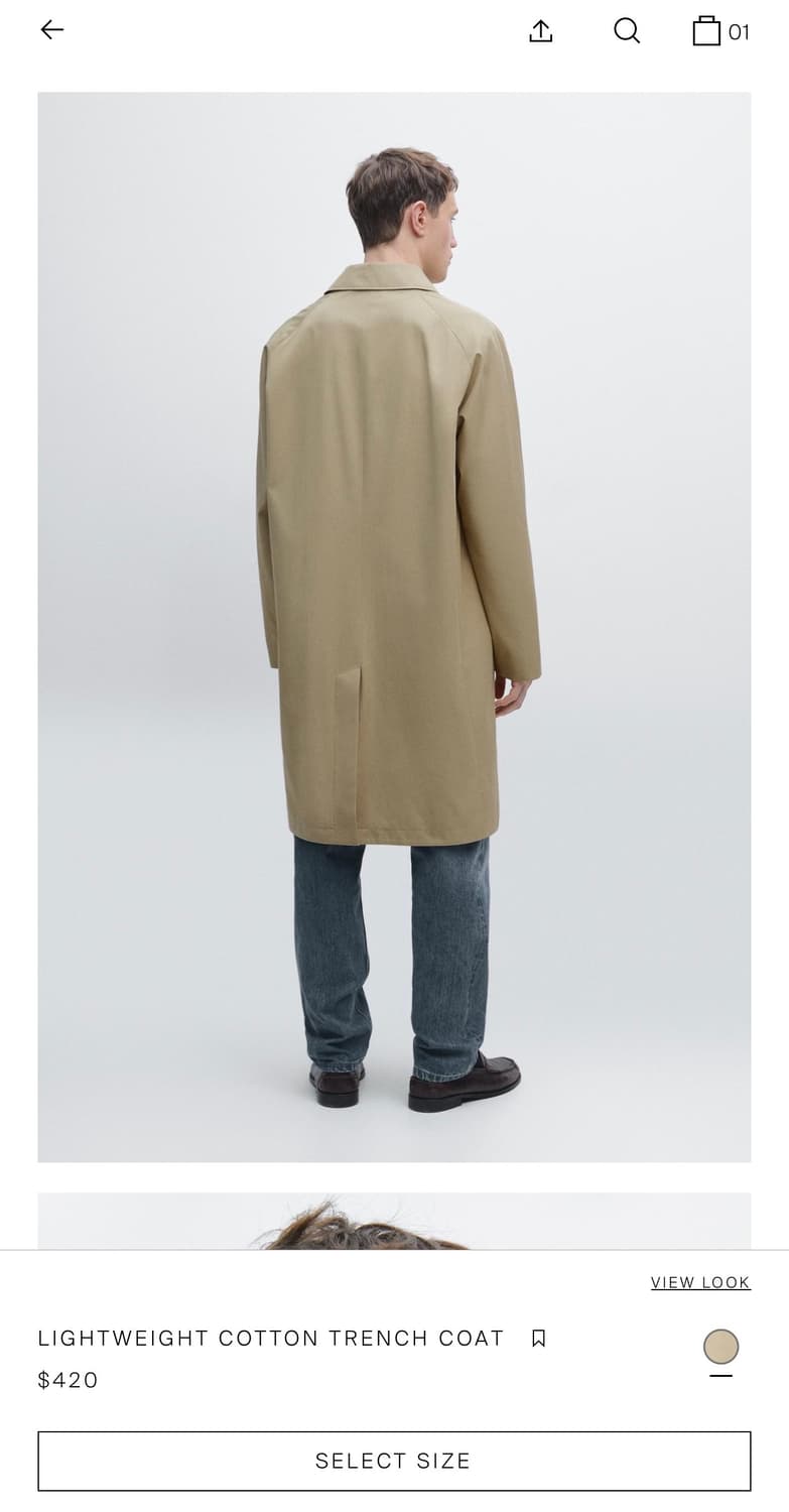 [새상품] 마시모두띠 맥코트 네이비 (정가 30만 원대 -> 택포 12) 상품이미지10