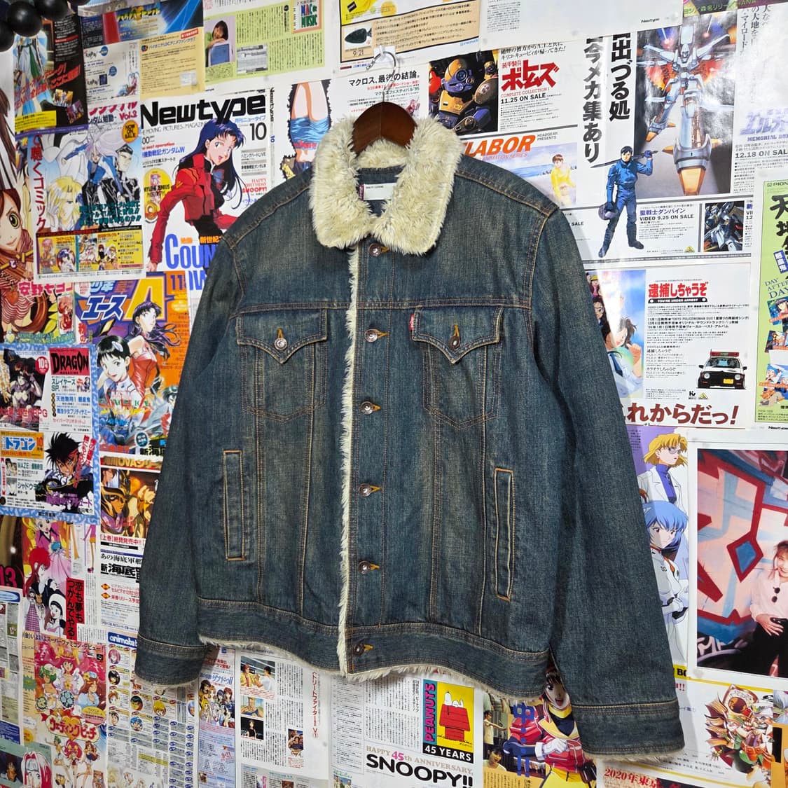 리바이스 빈티지 워싱 쉐르파 데님 자켓 상품이미지3