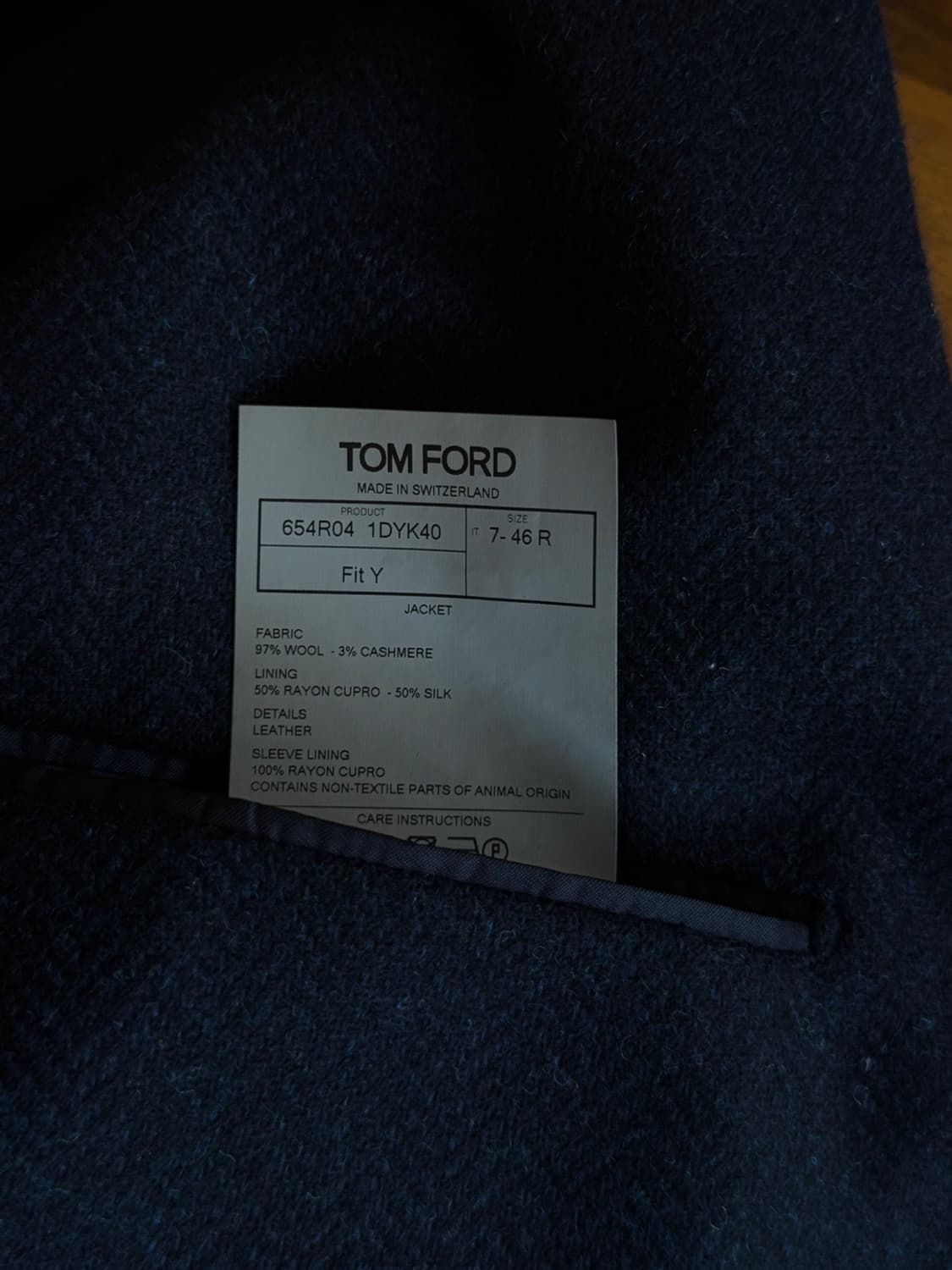 톰포드 테일러드 자켓 100 상품이미지8