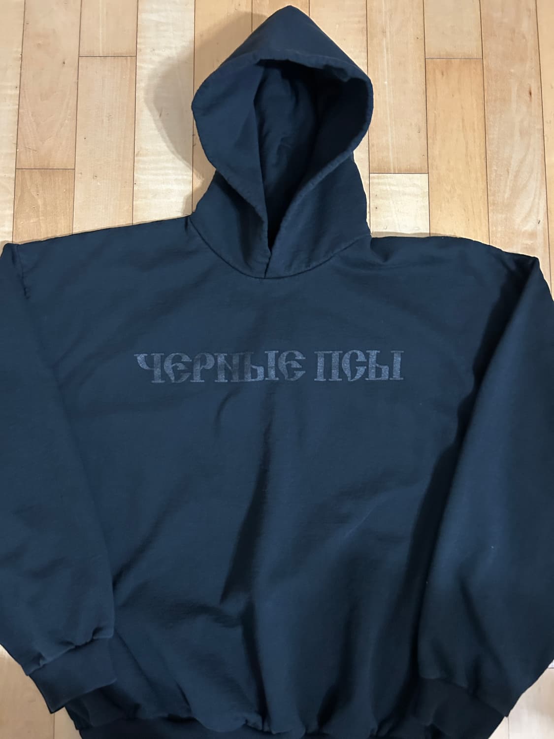 이지 x 고샤 블랙독 후드 블랙 상품이미지2