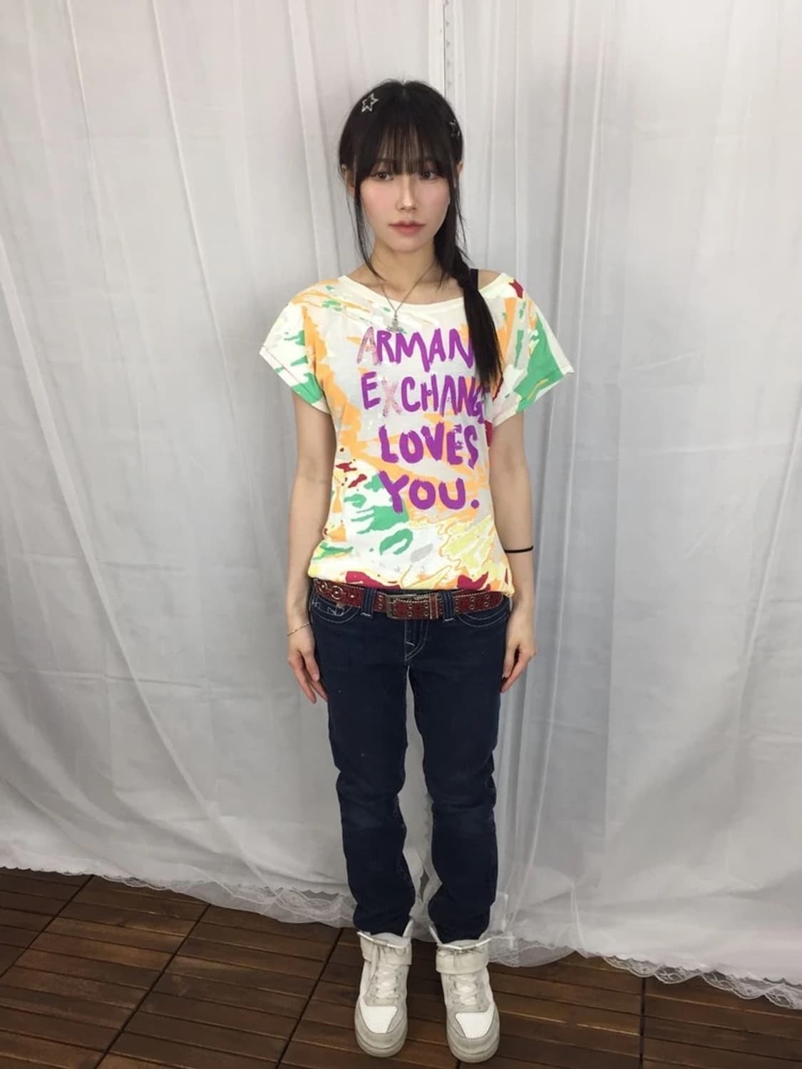 Armani Exchange Loves You Tee 상품이미지1