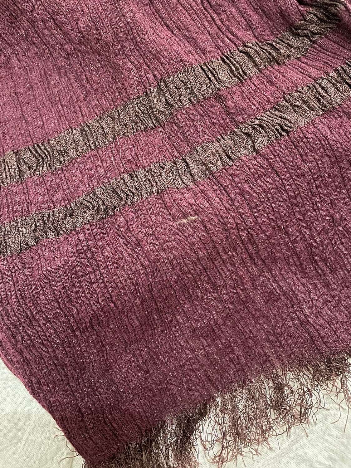 Katharine Hamnett버건디 링클 머플러 상품이미지3