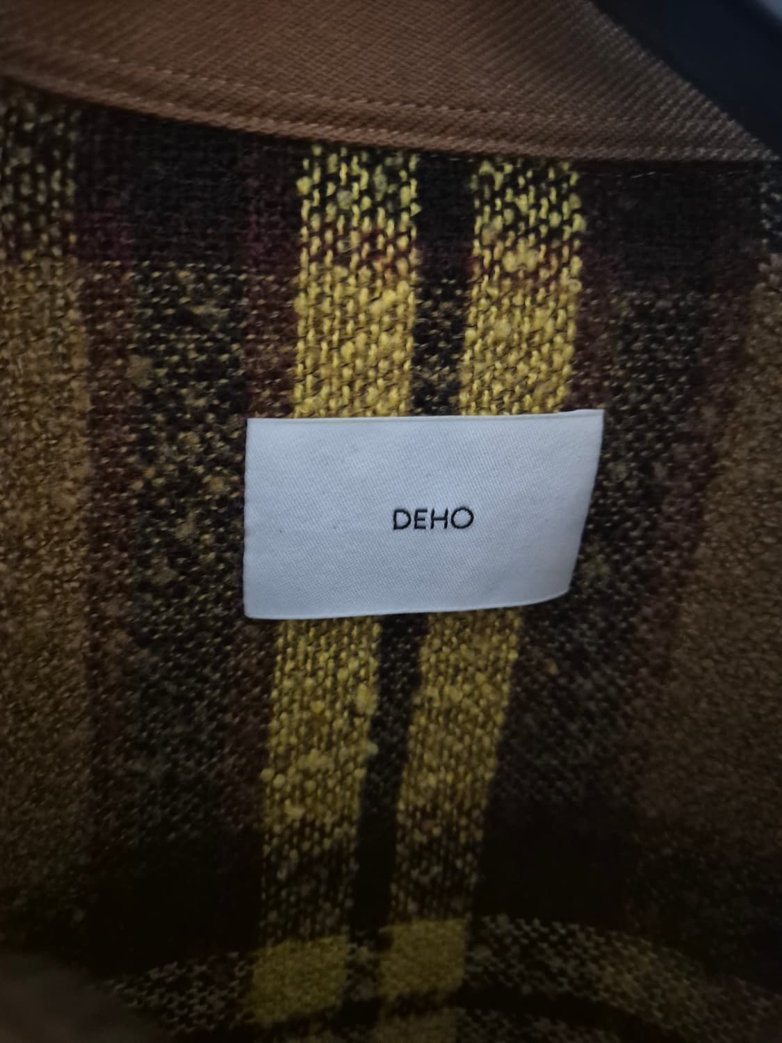 데호 오버핏 겨울 체크셔츠 상품이미지4