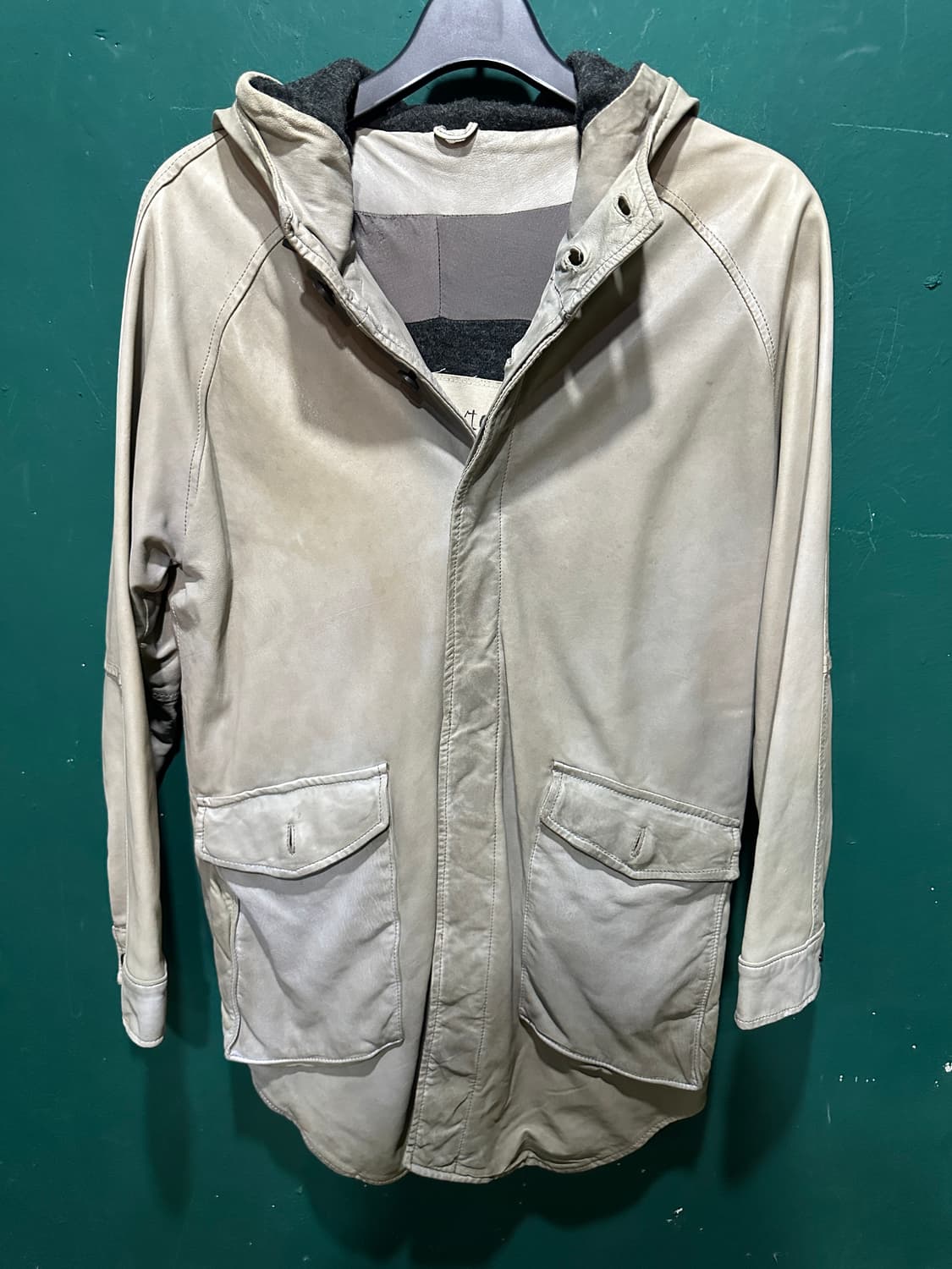 조르지오 브라토비치 양가죽 후드자켓 48 상품이미지1