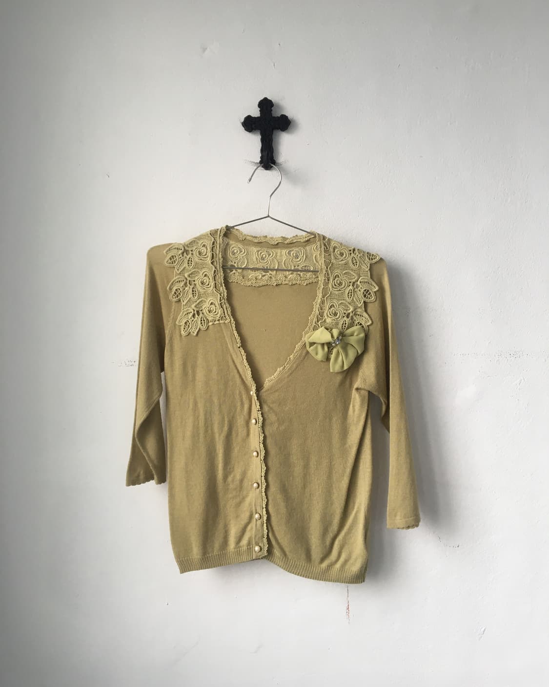 Corsage point cardigan 상품이미지2