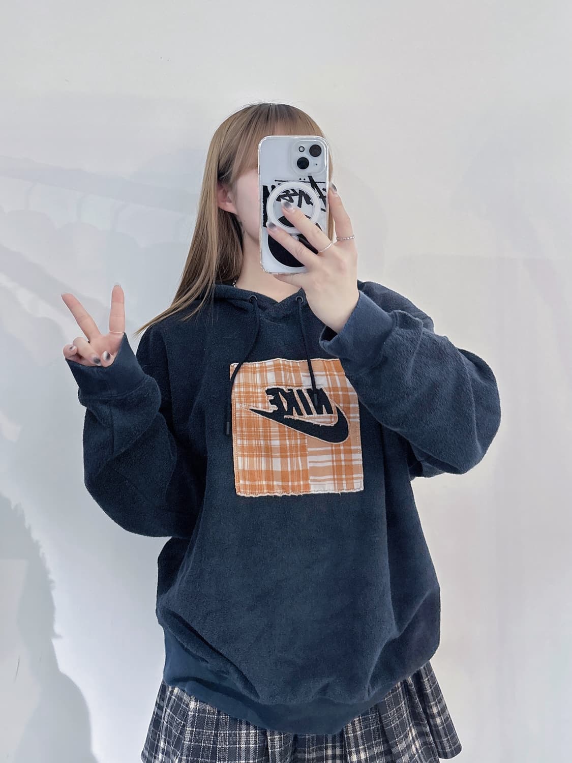 나이키 빅로고 플리스 후드 상품이미지2