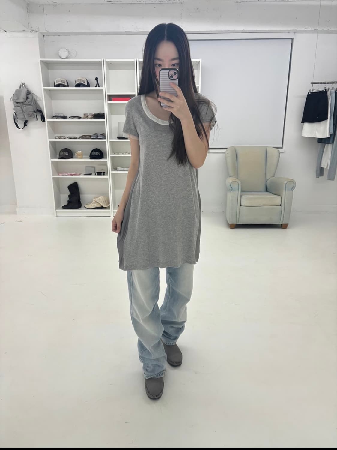 사카이럭 sacai luck 반팔 원피스 상품이미지2