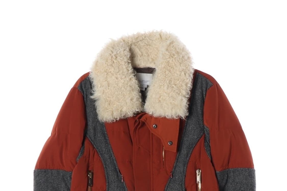 질스튜어트 뉴욕 구스다운 무스탕 패딩 상품이미지3