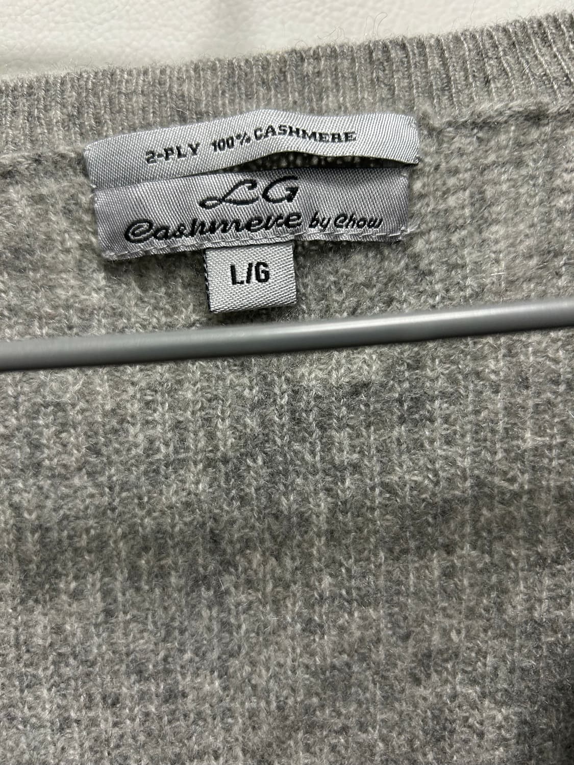 캐시미어 100% 니트 (사이즈L)  상품이미지4