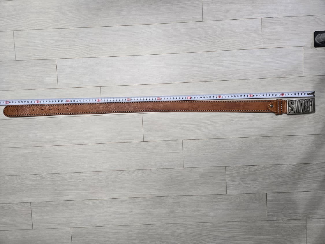 리바이스 빅레터링 가죽밸트 상품이미지3