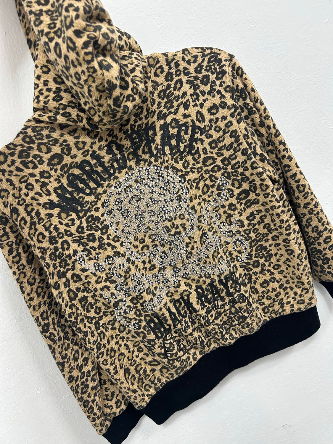 [BEE BOX] 오네갸루 스컬 큐빅 펑크 후드집업 상품이미지8