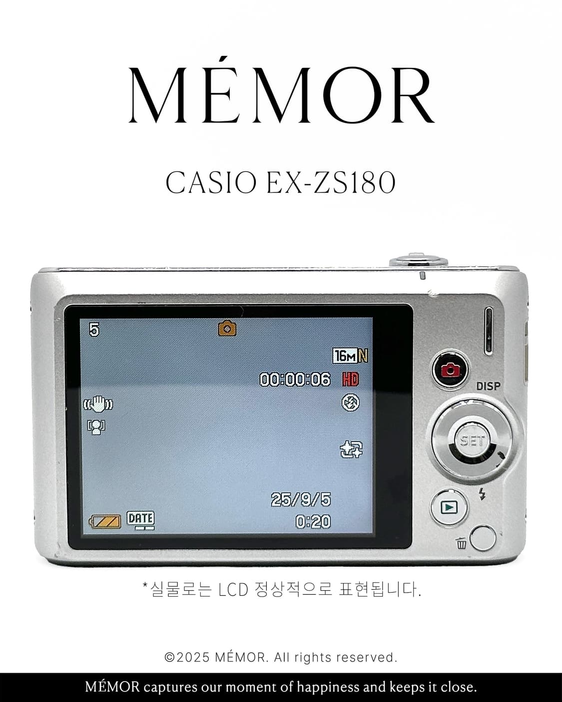 ✨민트급🪽 CASIO EX-ZS180 카시오 빈티지 디카 상품이미지5