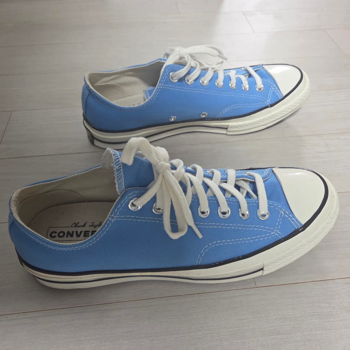 [남성 275] 컨버스 척 70 로우 빈티지 캔버스 블루 상품이미지1