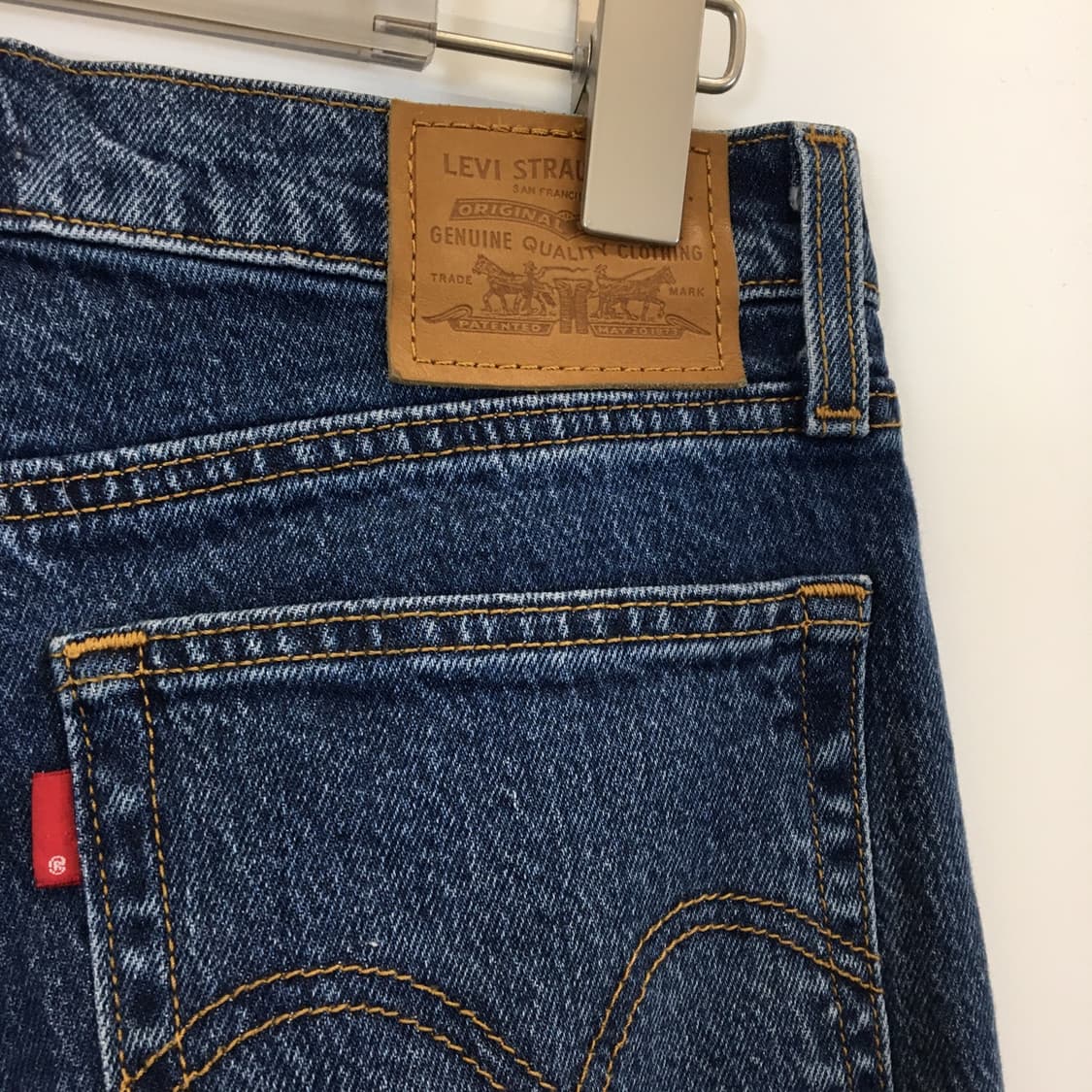 리바이스 프리미엄 가먼트 웨지스트레이트 청바지 27 인치 R탭  상품이미지4