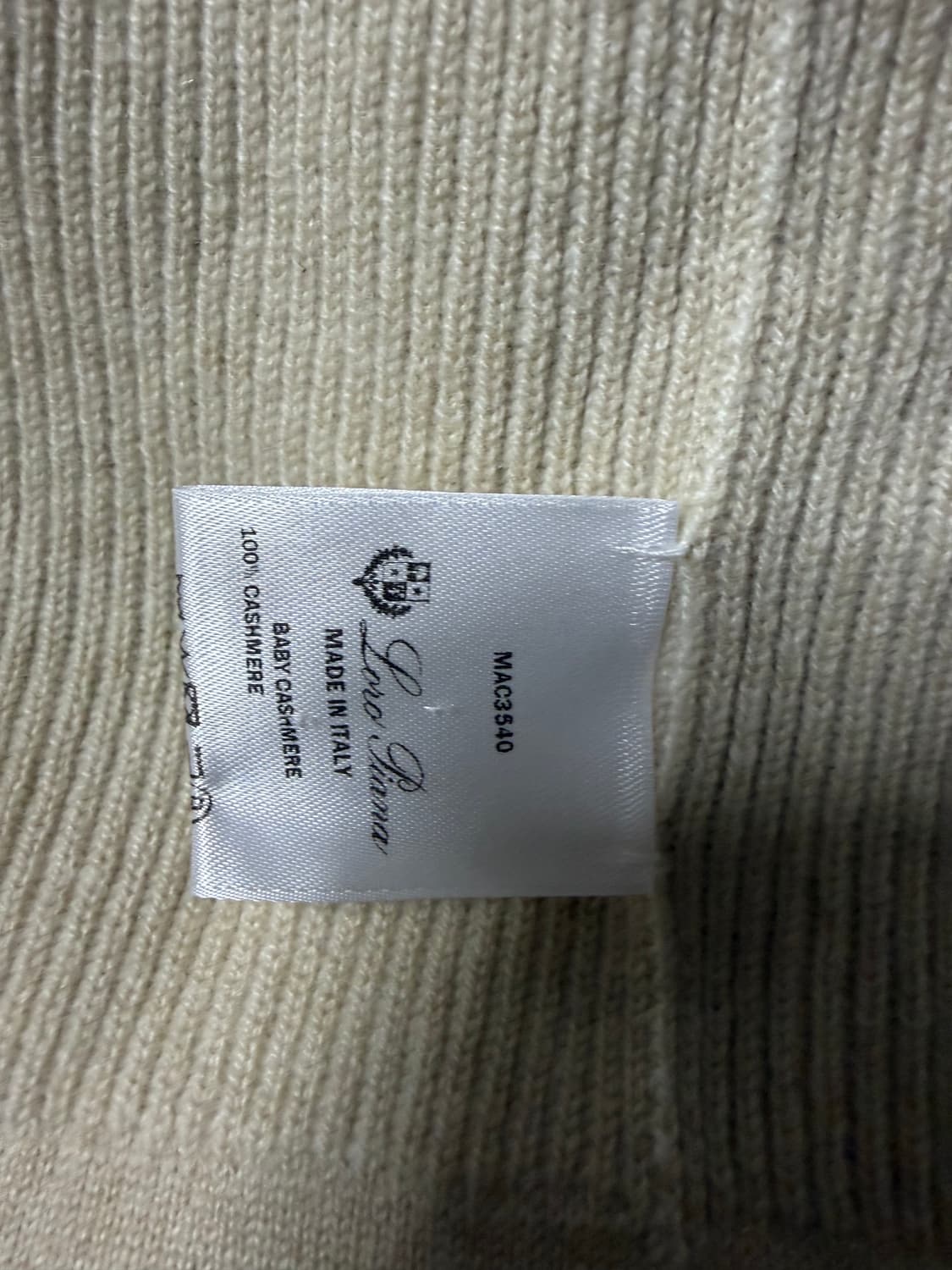 로로피아나 베이비캐시미어 니트집업 상품이미지3