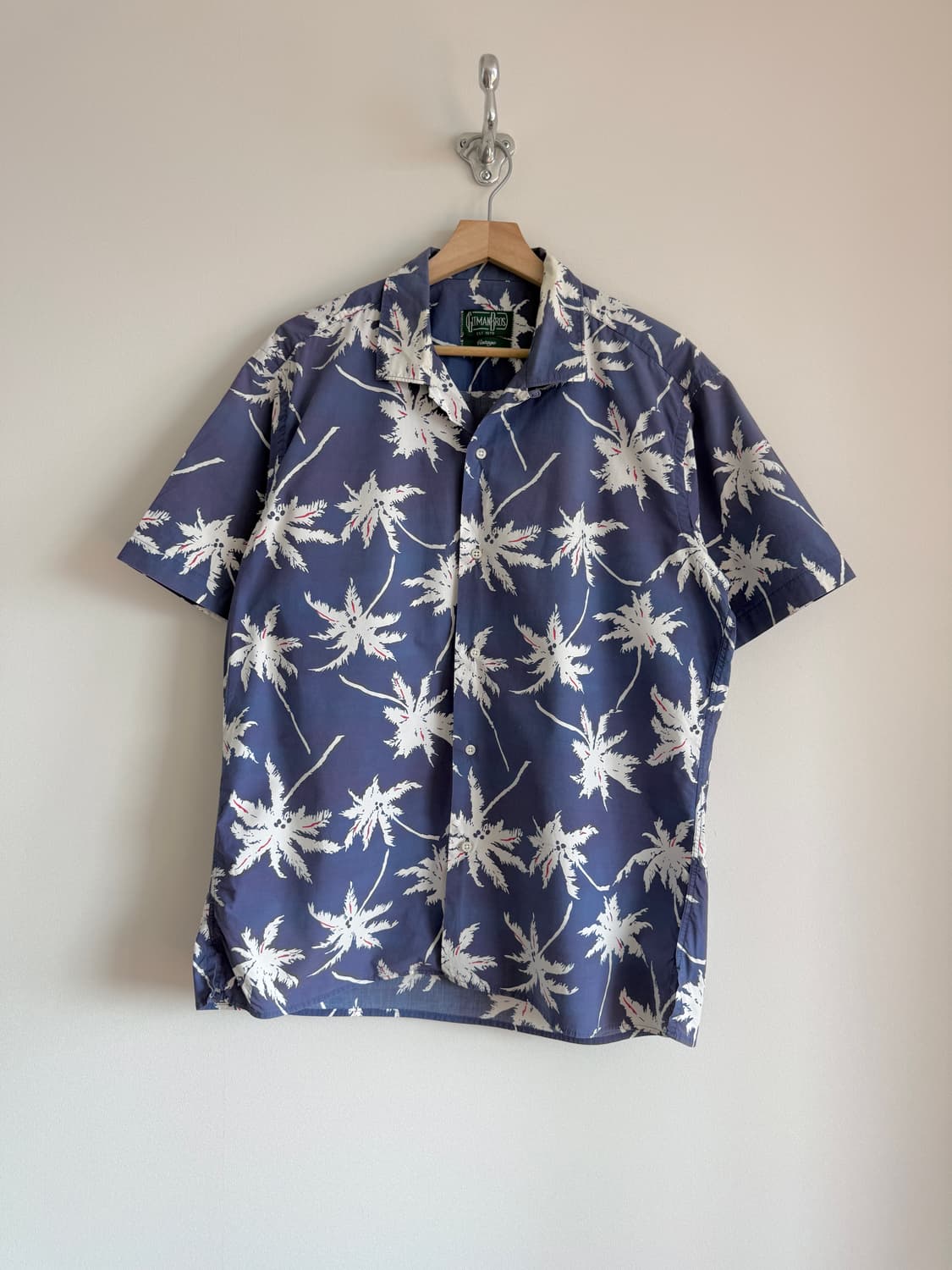 짓먼 빈티지(GITMAN VINTAGE) 하와이안 반팔 셔츠(U.S.A) 상품이미지1
