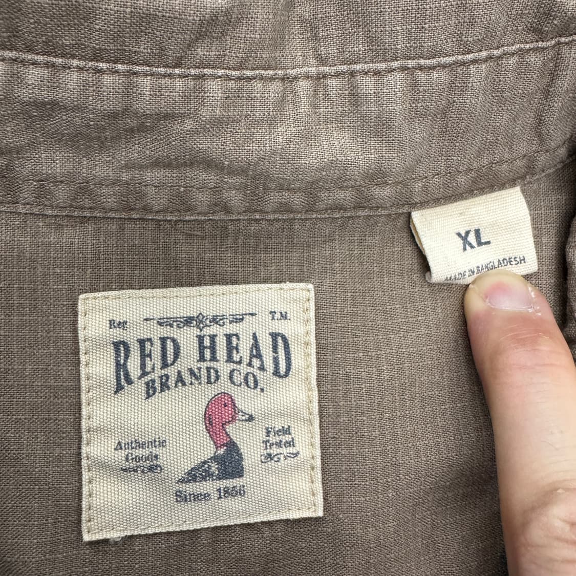 RED HEAD 레드 헤드 투포켓 워크 헌팅 셔츠 상품이미지5