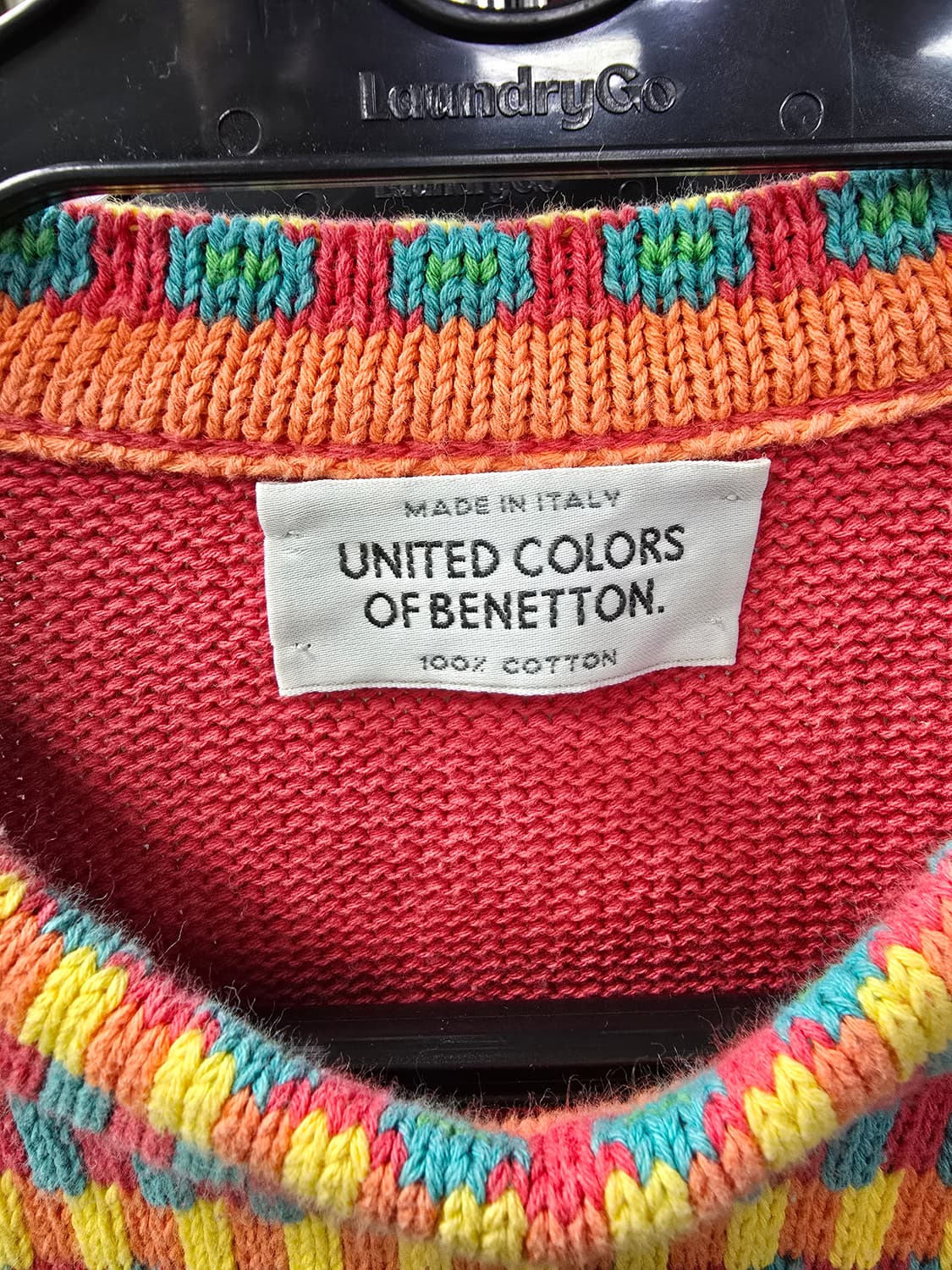 베네통 컬러풀 패턴 니트 스웨터 (1228) 상품이미지3