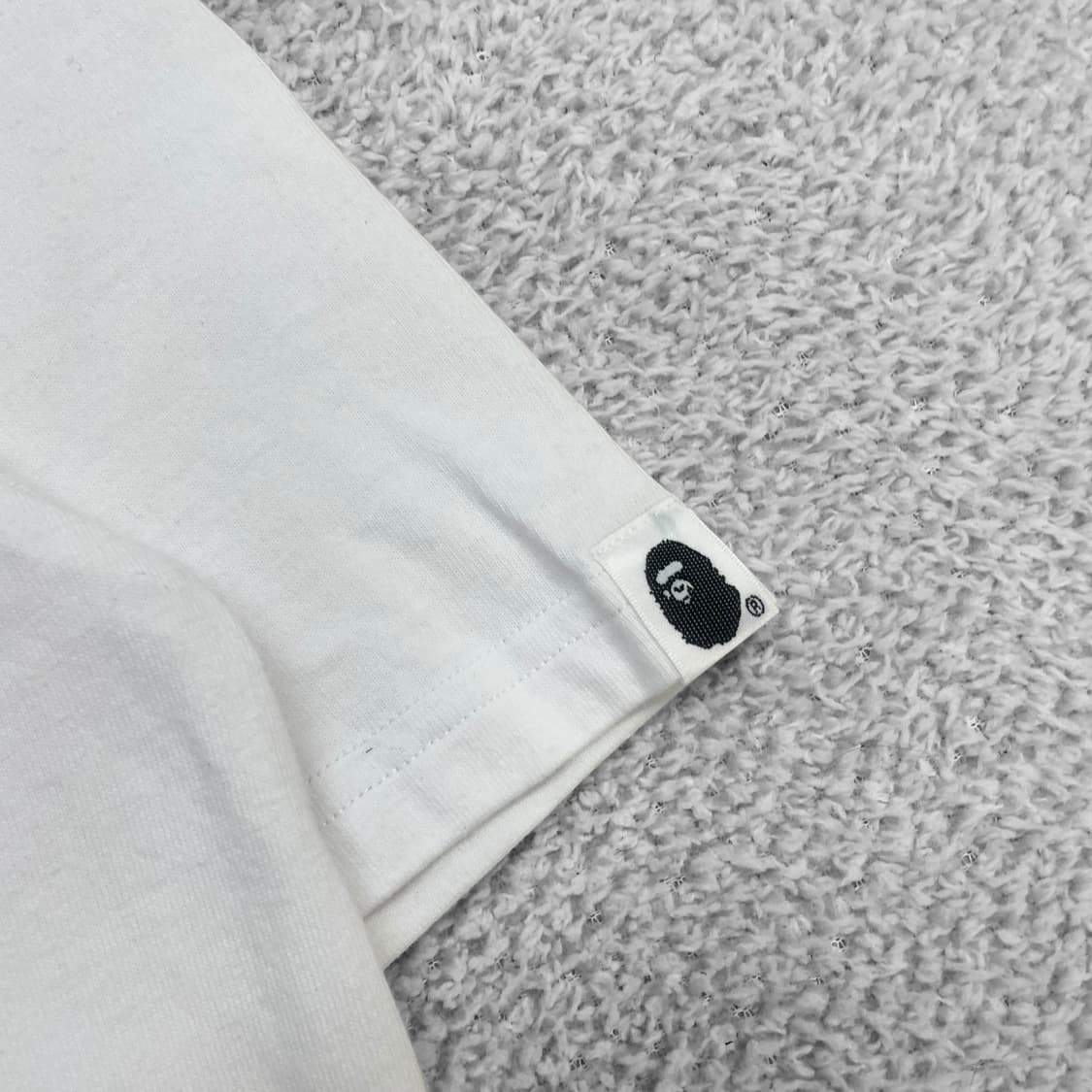 베이프 Bape x 언디핏 황계 사루 반팔 티셔츠 화이트 상품이미지5