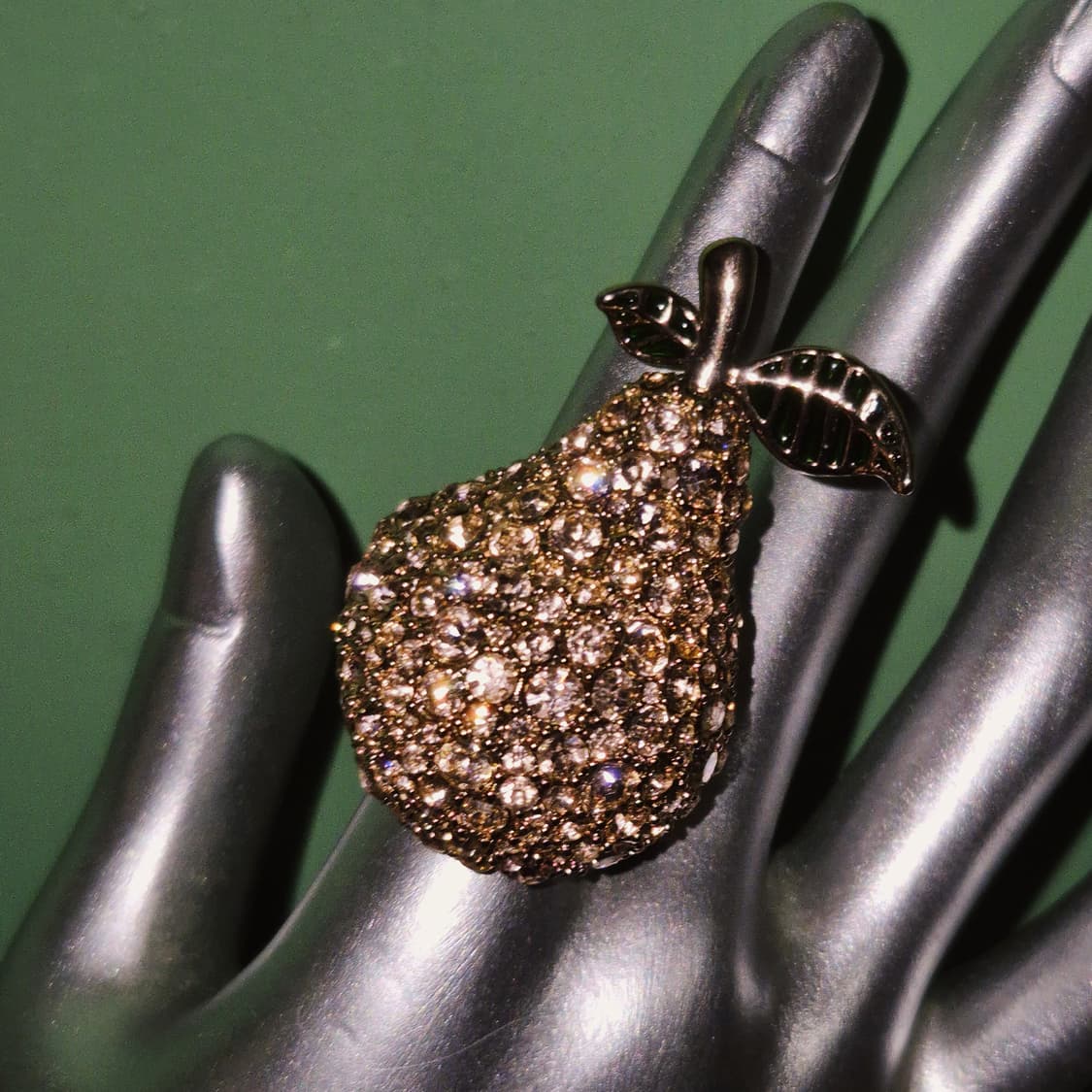 08s 한정 마크제이콥스 로즈 파베 대왕 서양배 반지 상품이미지8