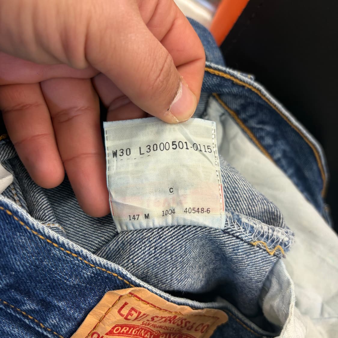 00s 리바이스 501 스트레이트 데님 (30) 상품이미지9