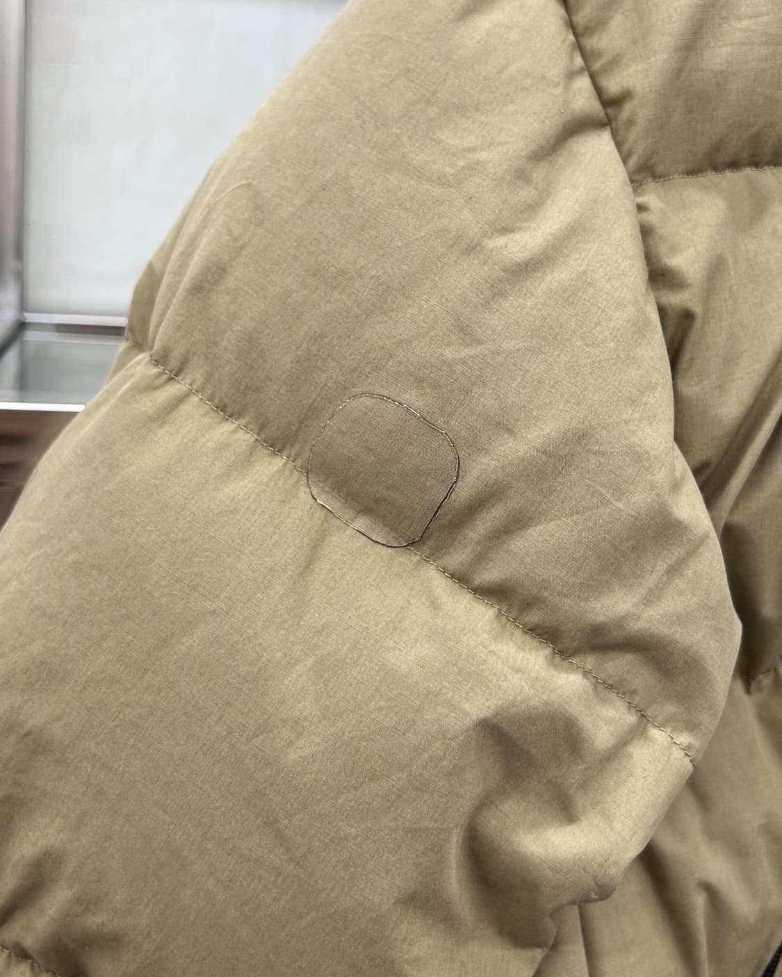 몽클레어 90s 아카이브 스키웨어 구스다운 패딩 점퍼 베이지 상품이미지10