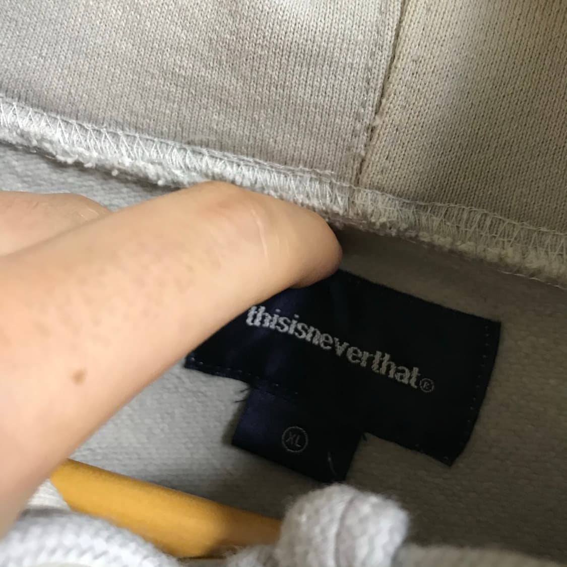 디스이즈네버댓 빅로고 후드티 상품이미지3