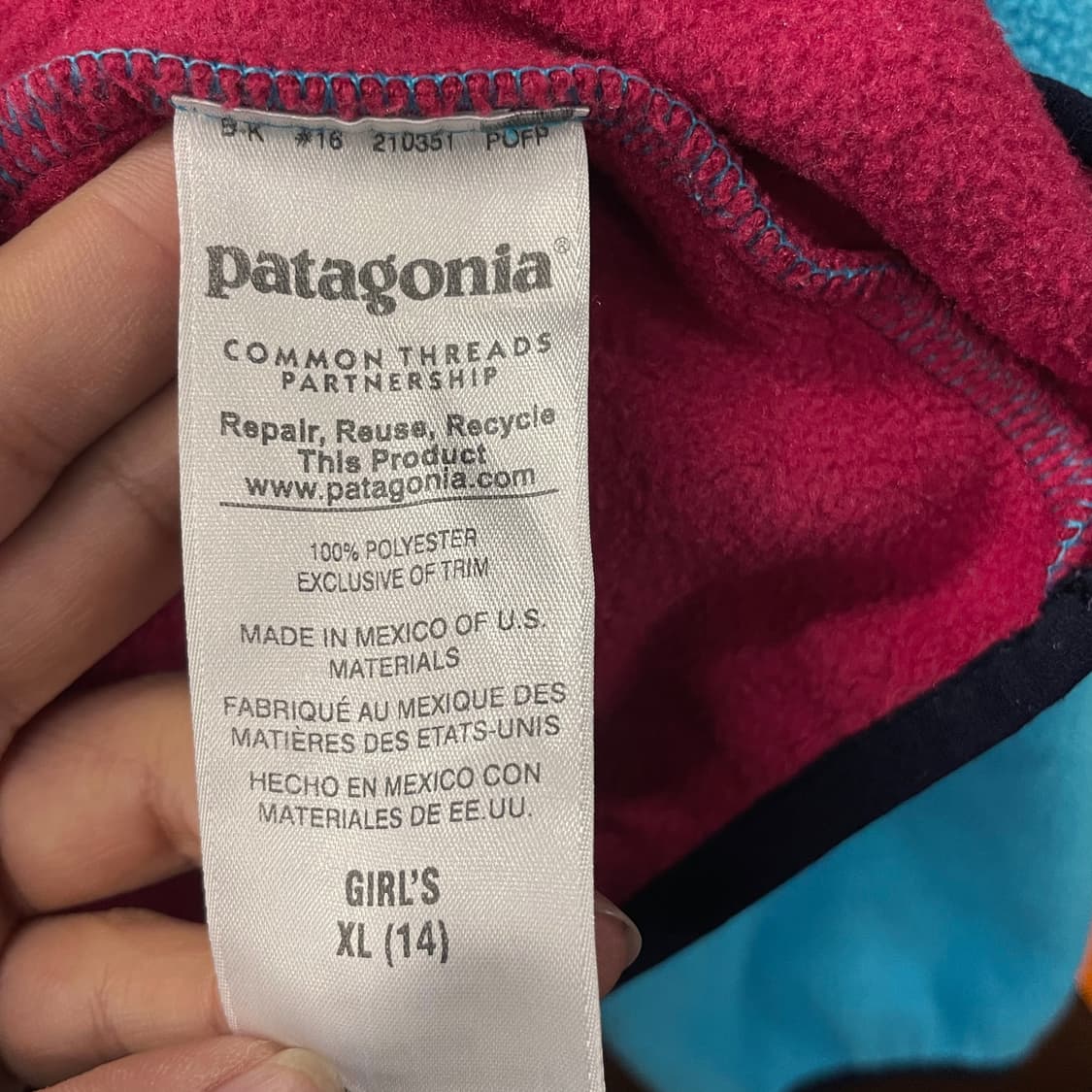 FA15 파타고니아 신칠라 스냅-T 풀오버 플리스 N417 상품이미지8