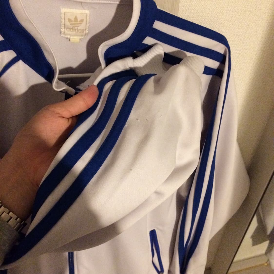 아디다스 90s 흰파 져지 집업 상품이미지6
