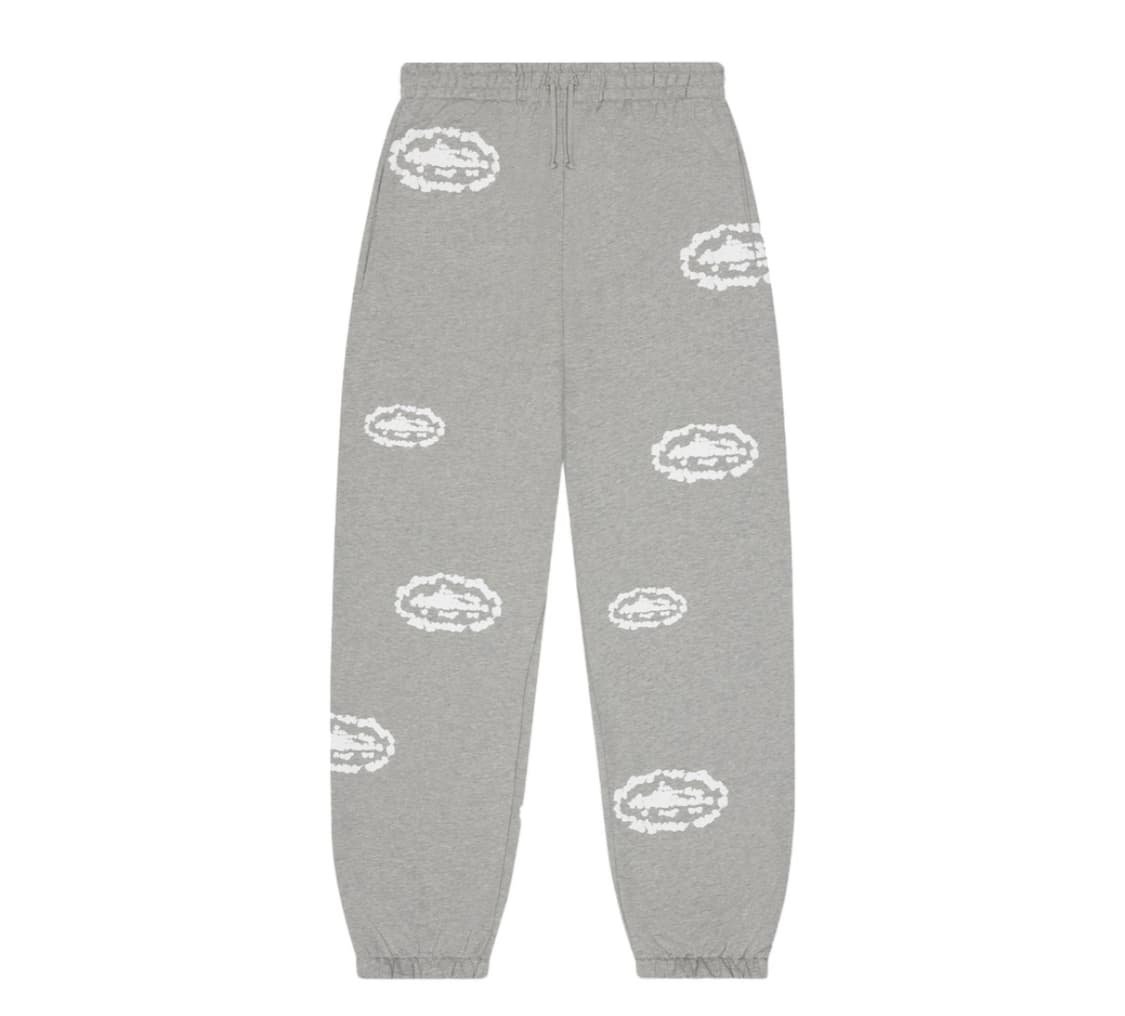 코르테이즈x데님티어즈 스웻팬츠 그레이 corteiz crtz 상품이미지1