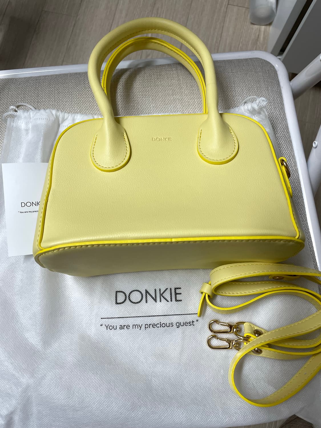 새상품) 돈키 래빗백 옐로우 상품이미지5