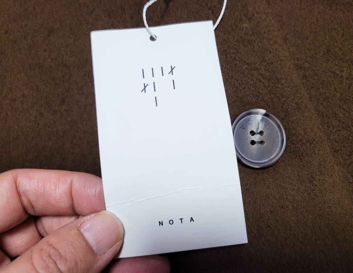 노타(NOTA) 웜 디벨롭코트 55-66 새상품 상품이미지9