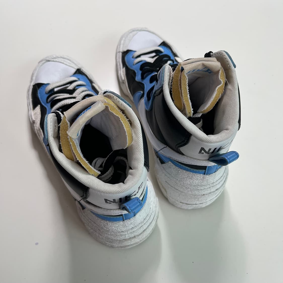 나이키 x 사카이 블레이저 미드 화이트블루 상품이미지4