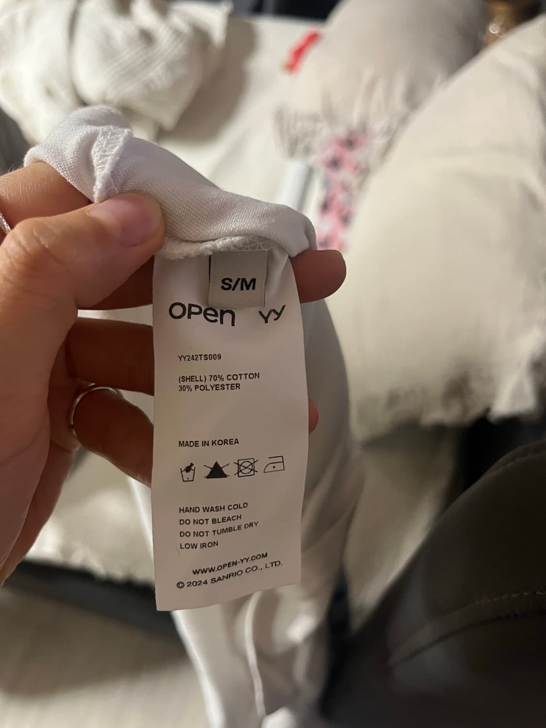 OPEN YY 오픈와이와이 헬로키티 반팔 티셔츠 상품이미지2