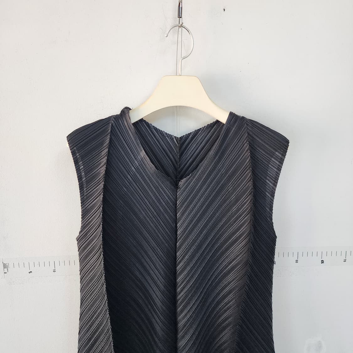 플리츠 블랙 민소매 원피스 상품이미지2