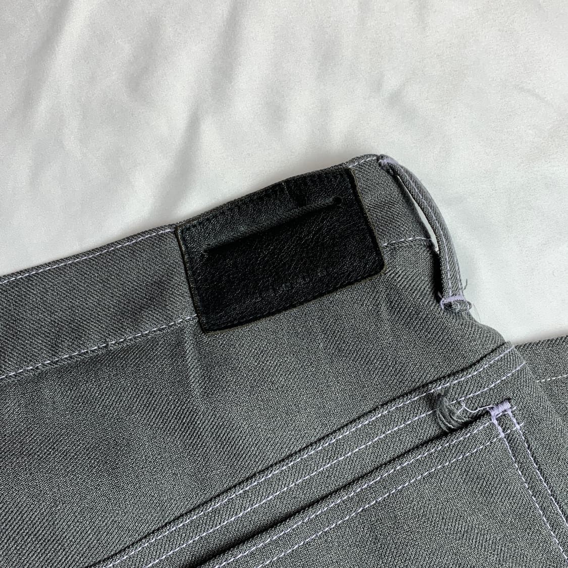 지에다 스티치 플레어 슬랙스 그레이 상품이미지8